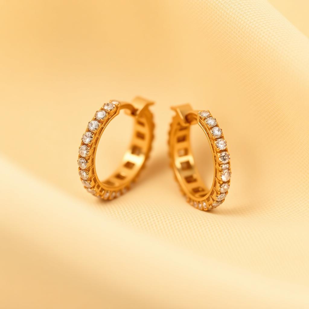 Petite Pavé Hoops — Everyday Earrings
