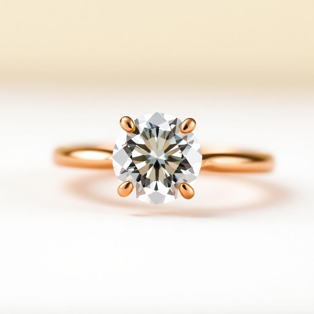 Solene Round — Solitaire Ring